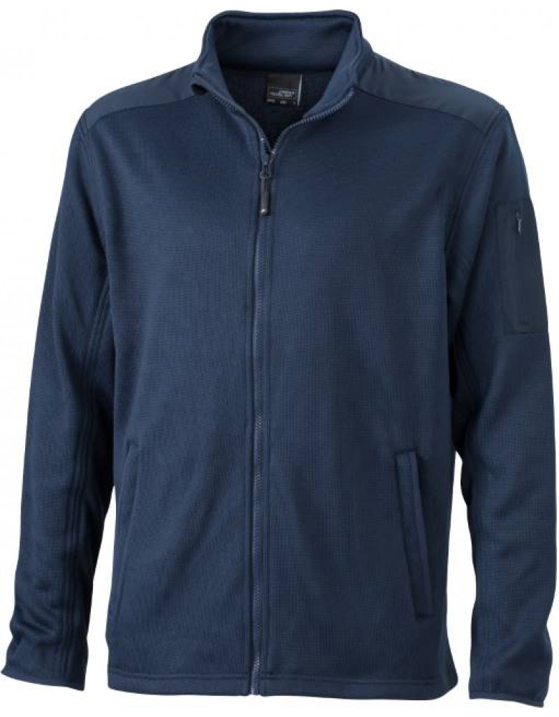 Jachetă tricotată din fleece cu buzunar pentru bărbați Daiber